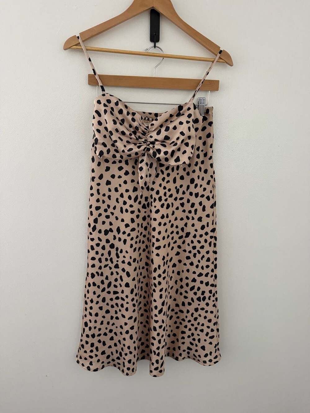 Lovers + Friends Animal Print Matching Crop Top and Midi Skirt Set sz XS